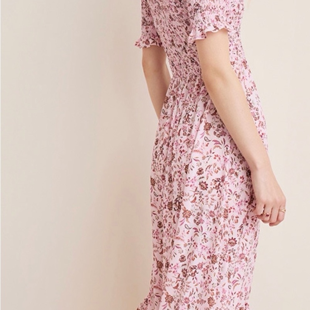 ✨ Perdita Off Shoulder Floral Maxi Dress – Size Medium – Lavender – EUC - Picture 3 of 5